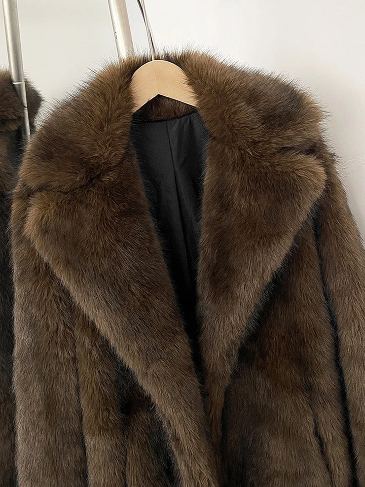 Ivana Faux Fur Coat