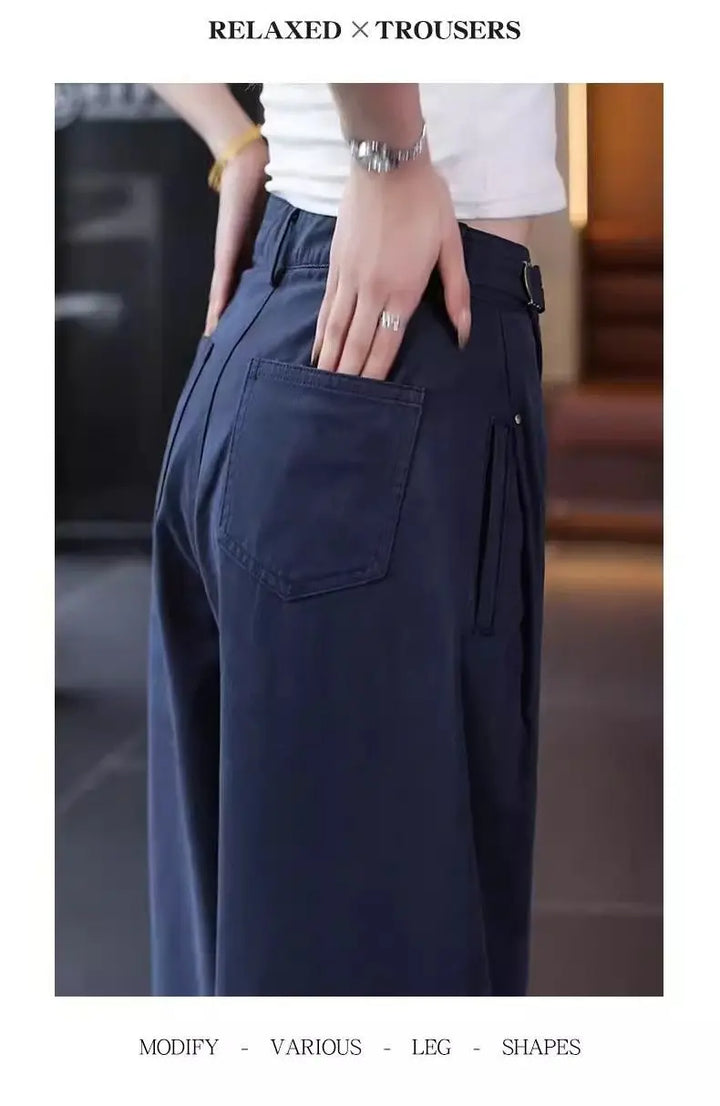 Salerno Wrap-Front Wide-Leg Trousers