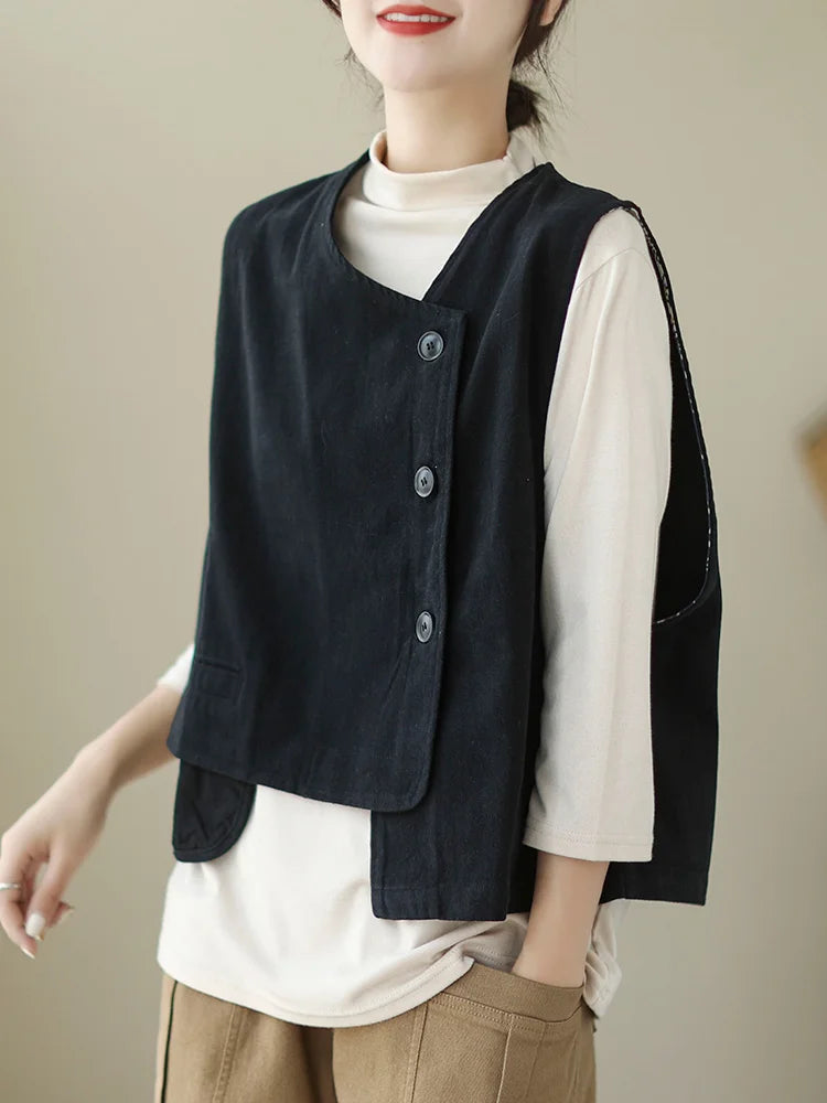 Nara Layered Cotton Vest