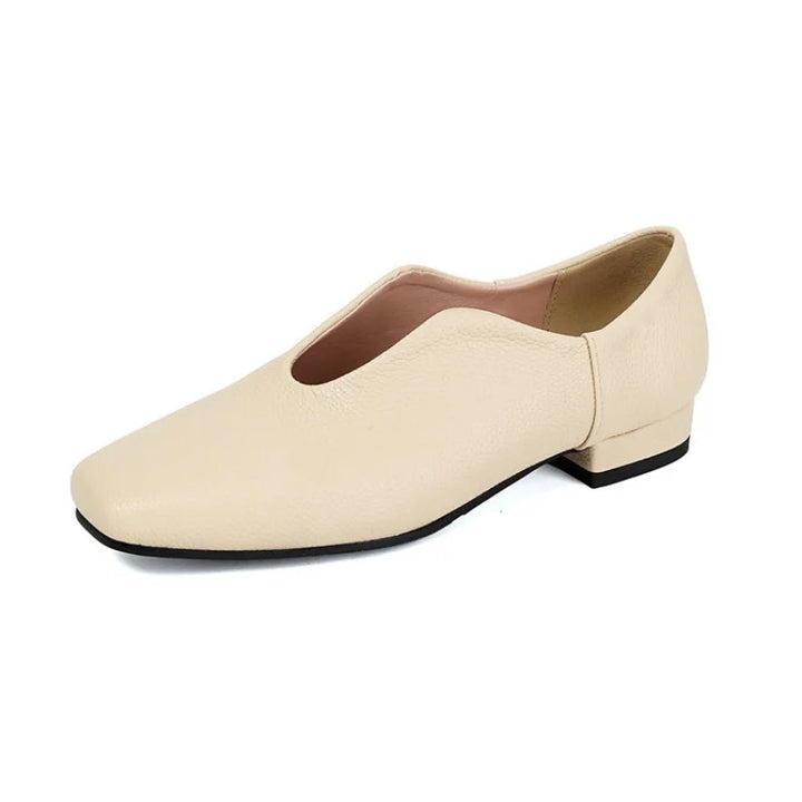 Semplicita Square-Toe Slip-On Loafers