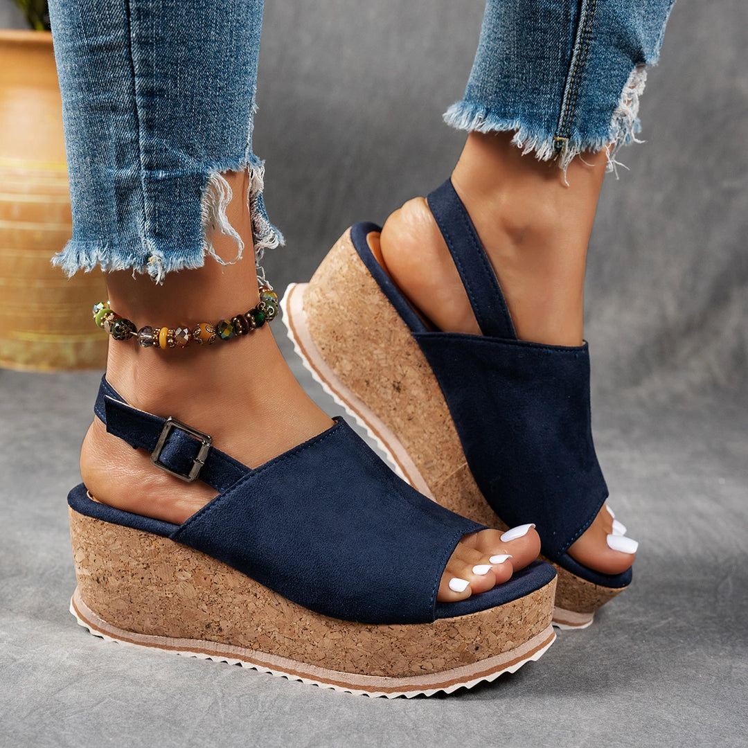 Sughera Cork Wedge Sandals
