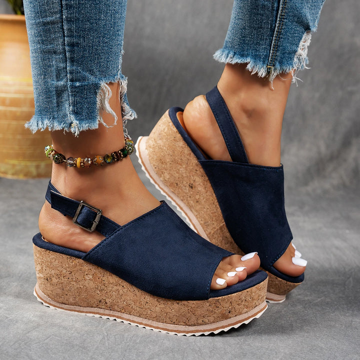 Sughera Cork Wedge Sandals
