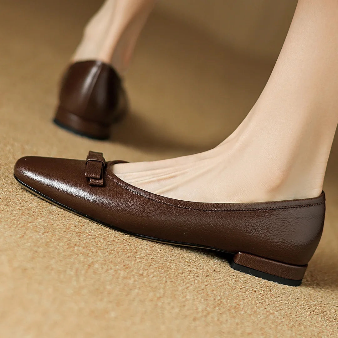 Alto Leather Flats