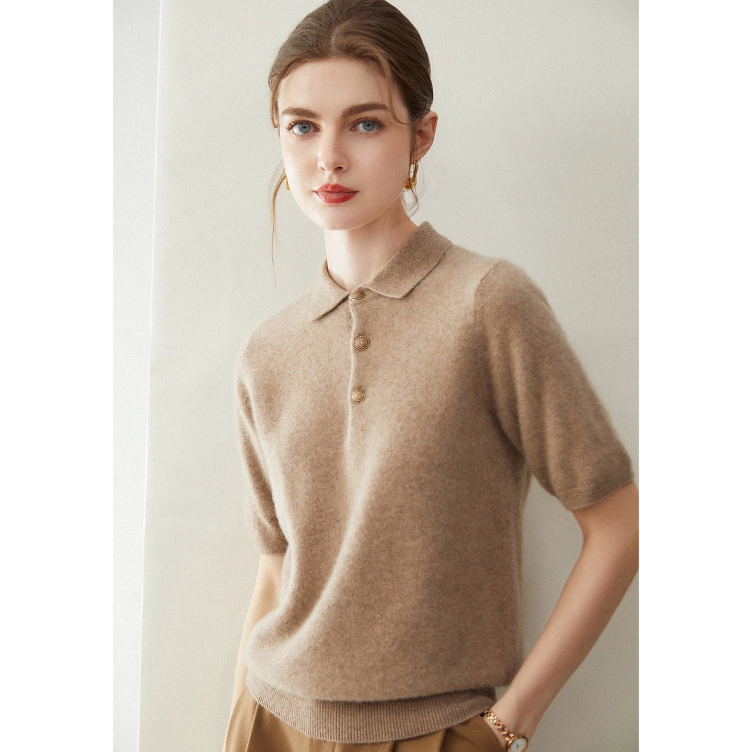 Claudette Cashmere Polo