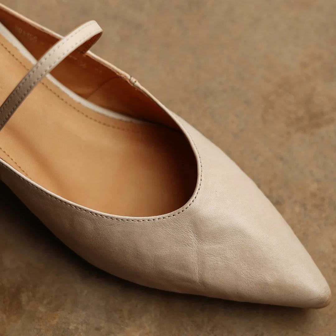 Avina Leather Mules
