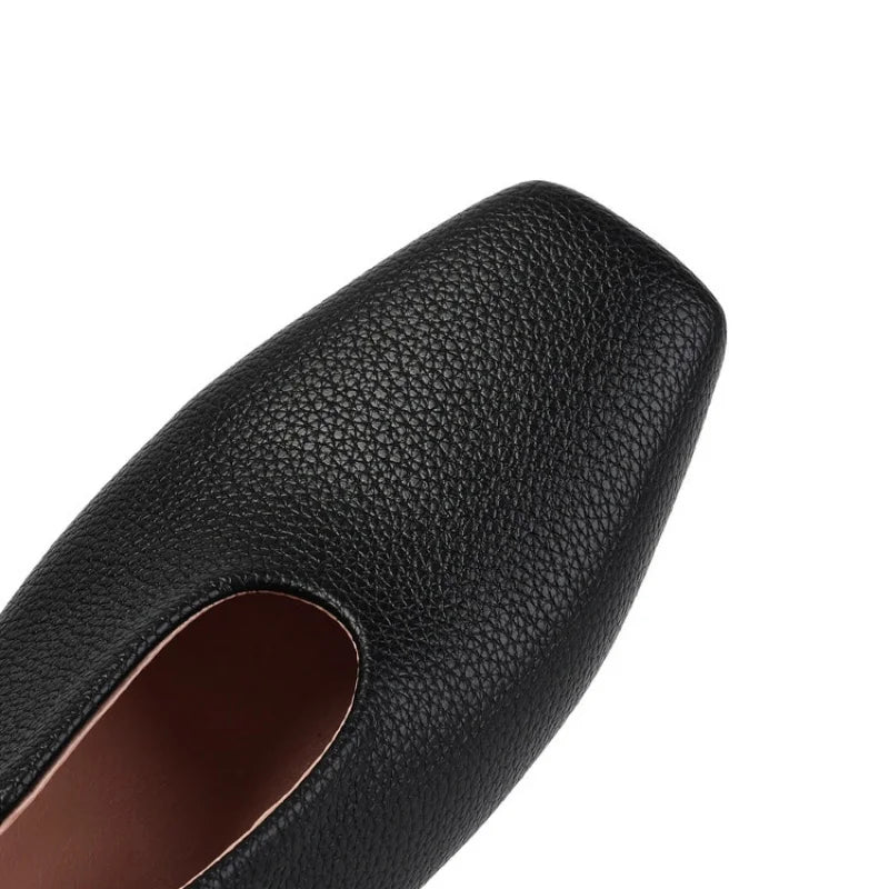 Semplicita Square-Toe Slip-On Loafers