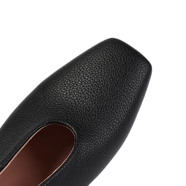 Semplicita Square-Toe Slip-On Loafers