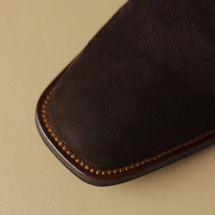 Calviera Leather Pumps