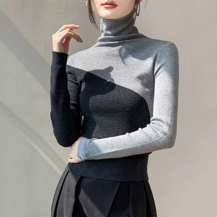 Oblique Turtleneck