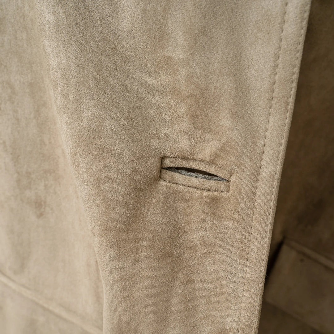 Terracotta Suede Blazer