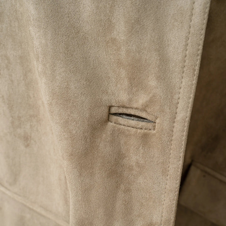 Terracotta Suede Blazer