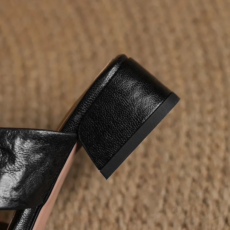 Amara Leather Mules