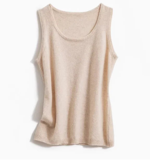 Claudette Cashmere Tank Top