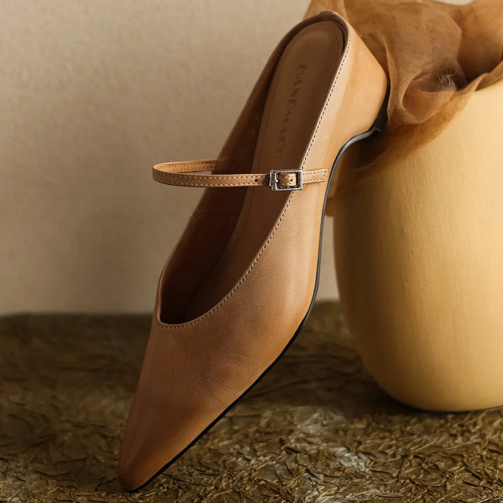 Avina Leather Mules