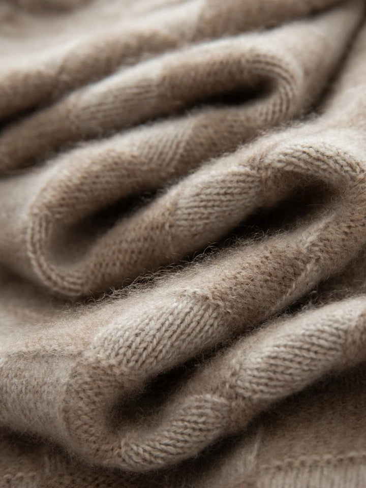 Claudette Check Cashmere Sweater