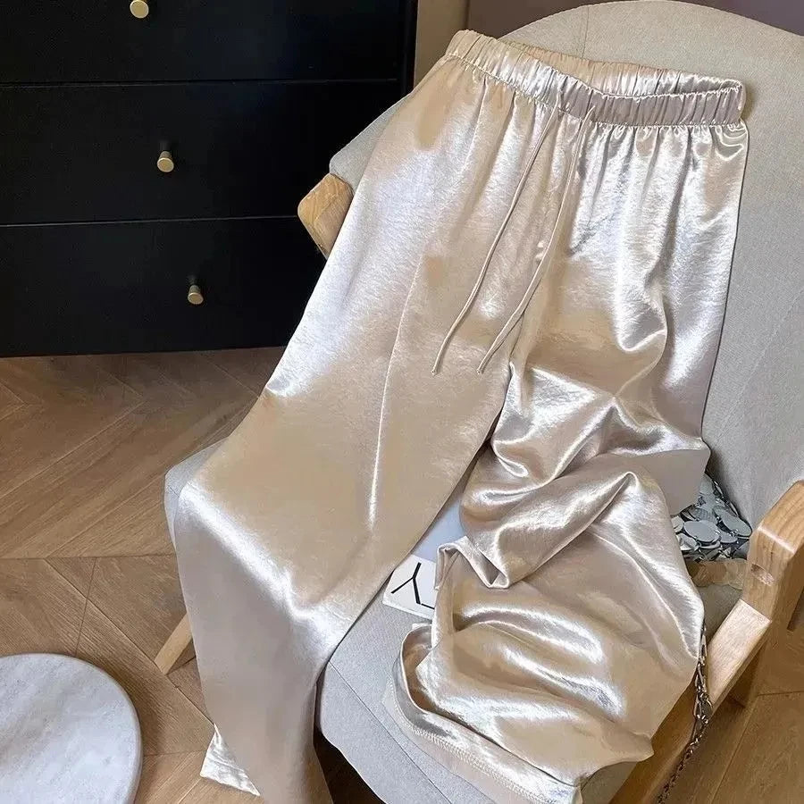 Mooncast Satin Trousers