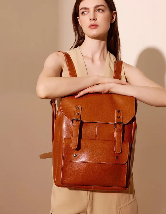 Camden Leather Backpack