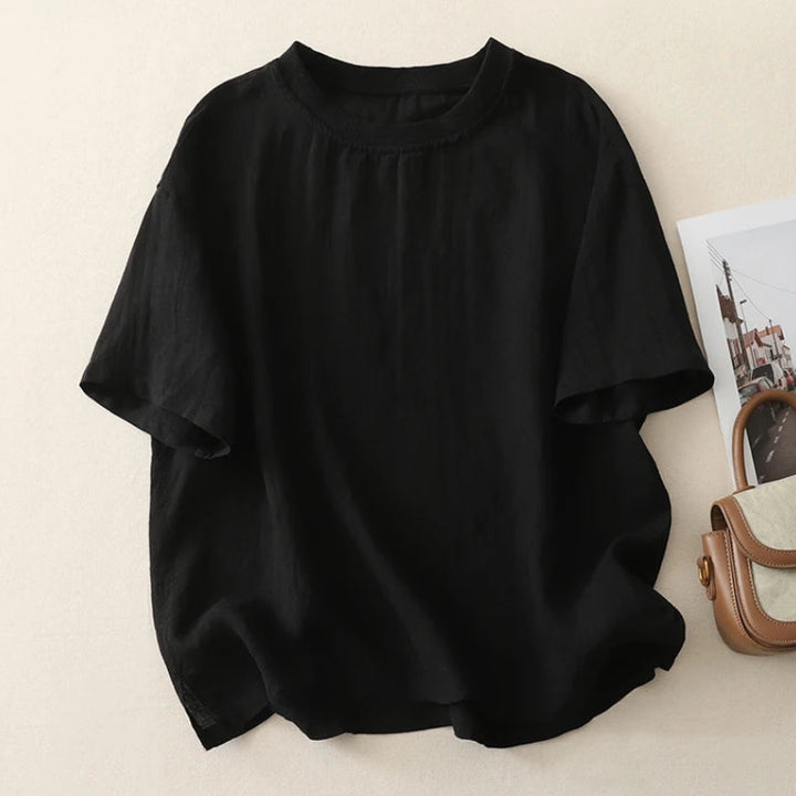 Breeza Cotton Linen Tee