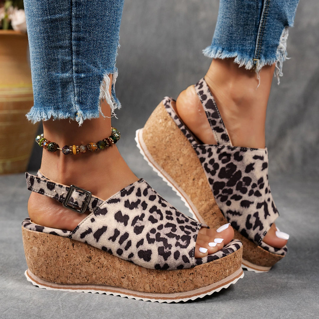 Sughera Cork Wedge Sandals