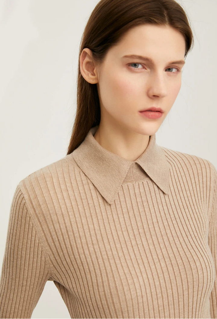 Blythe Ribbed Knit Polo