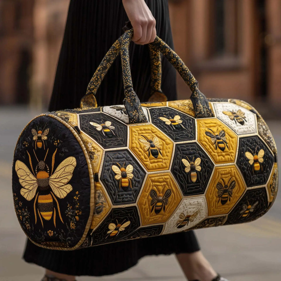 Apiana Honeycomb Quilted Duffle