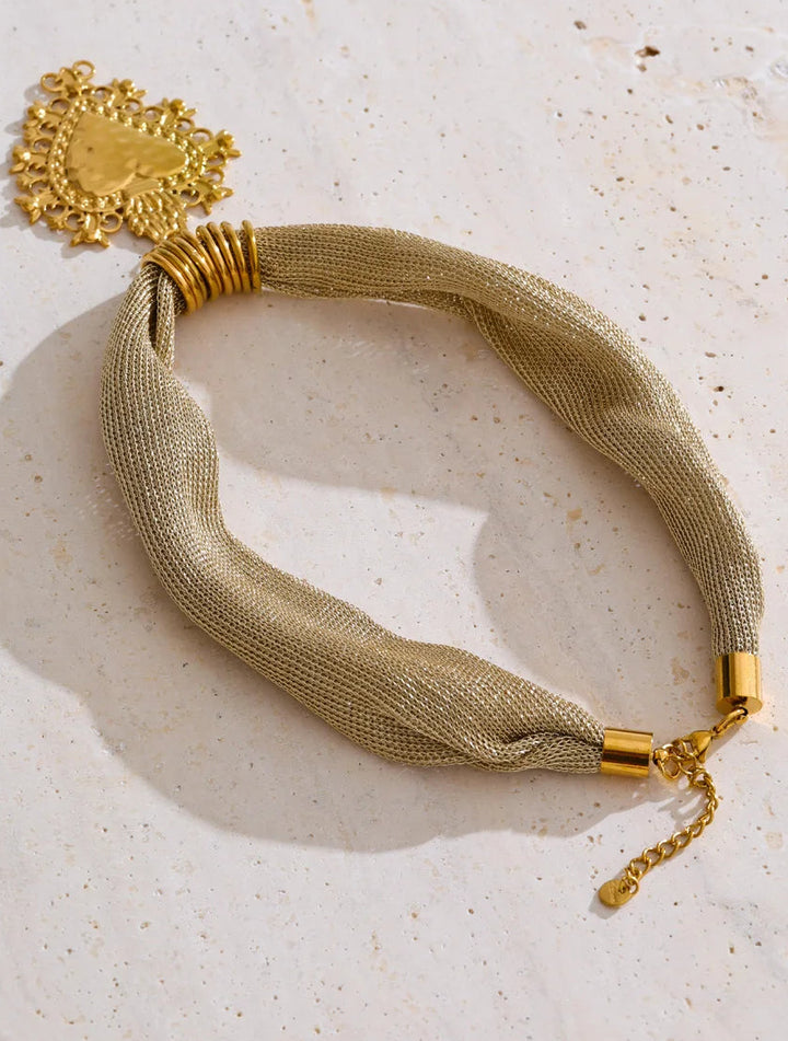 Aurelia Woven Chain Necklace