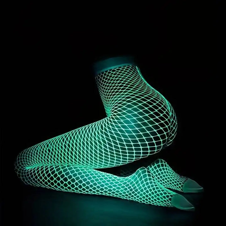 Lumina Glow Fishnet Tights