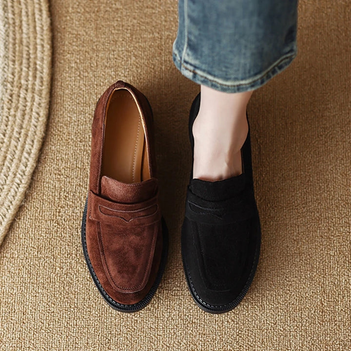 Corvani Suede Loafers