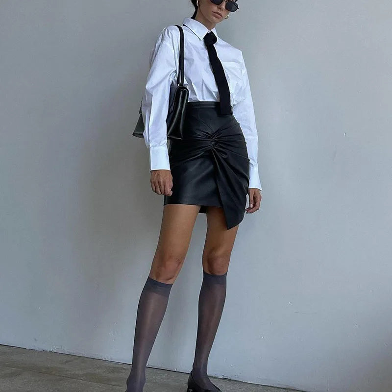 Vanta Twist Mini Skirt