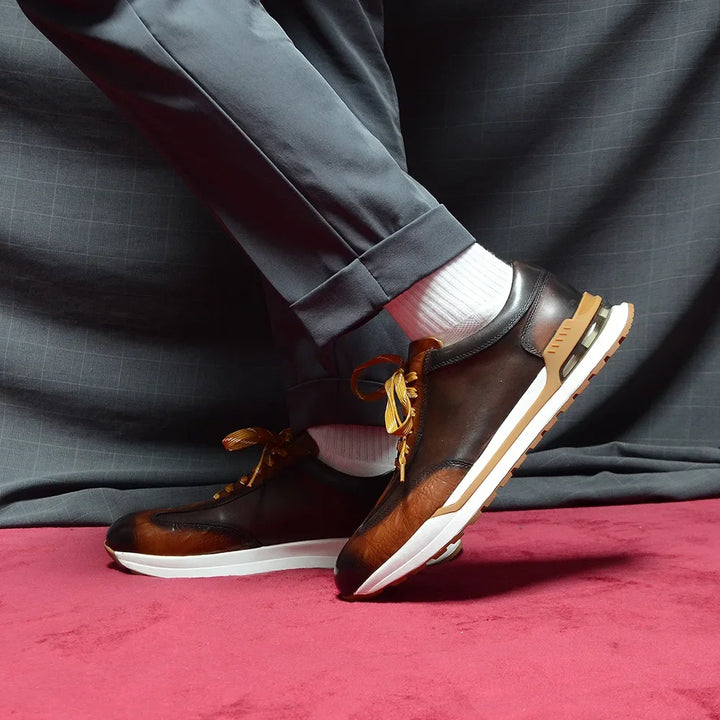 Marcelli Oxford Leather Sneakers