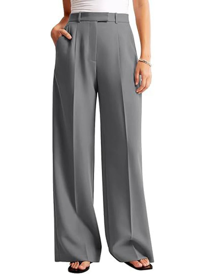 Pieghetta Pleated Wide-Leg Trousers