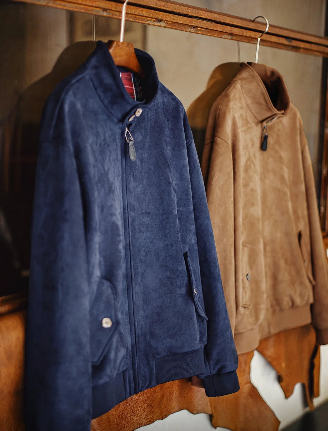 Mercer Suede Harrington Jacket
