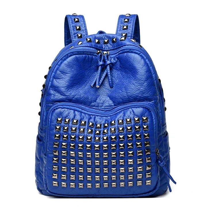 Punkmark Leather Backpack