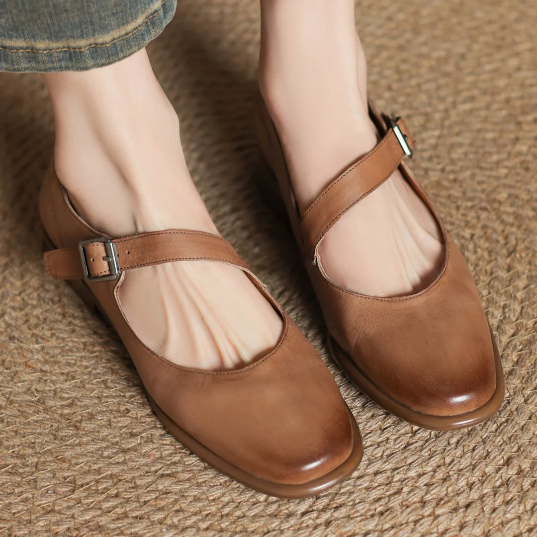 Monterra Cross Strap Flats