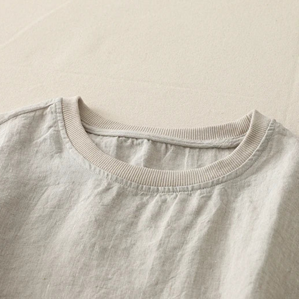 Breeza Cotton Linen Tee