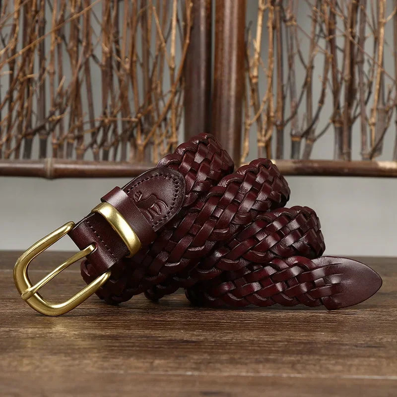 Keystone Braided Leather Belt