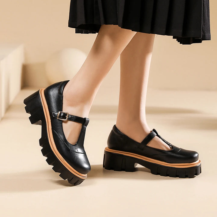 Harlow Lug Sole Mary Janes