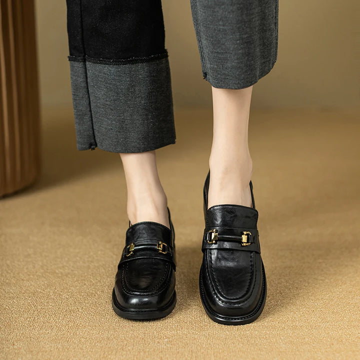 Orlena Leather Loafers
