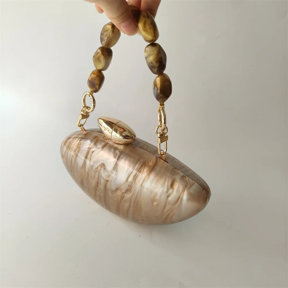 Caldera Marble Clutch