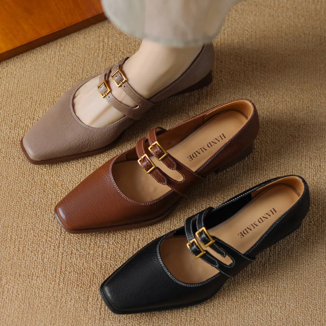 Firenze Dual Buckle Shoes