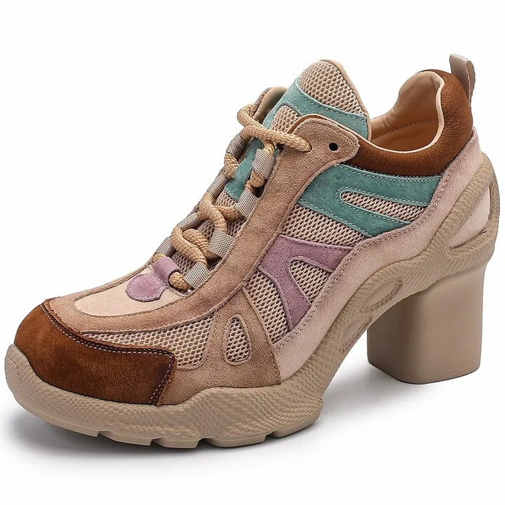 Patchina Colorblock Sport Heels