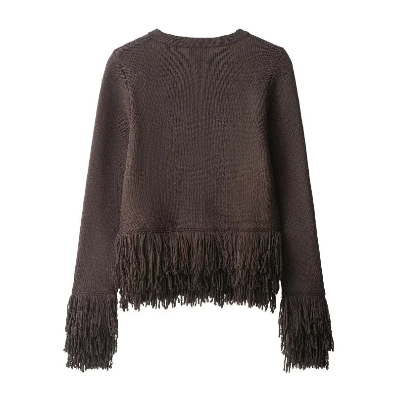 Cressida Fringe Cardigan