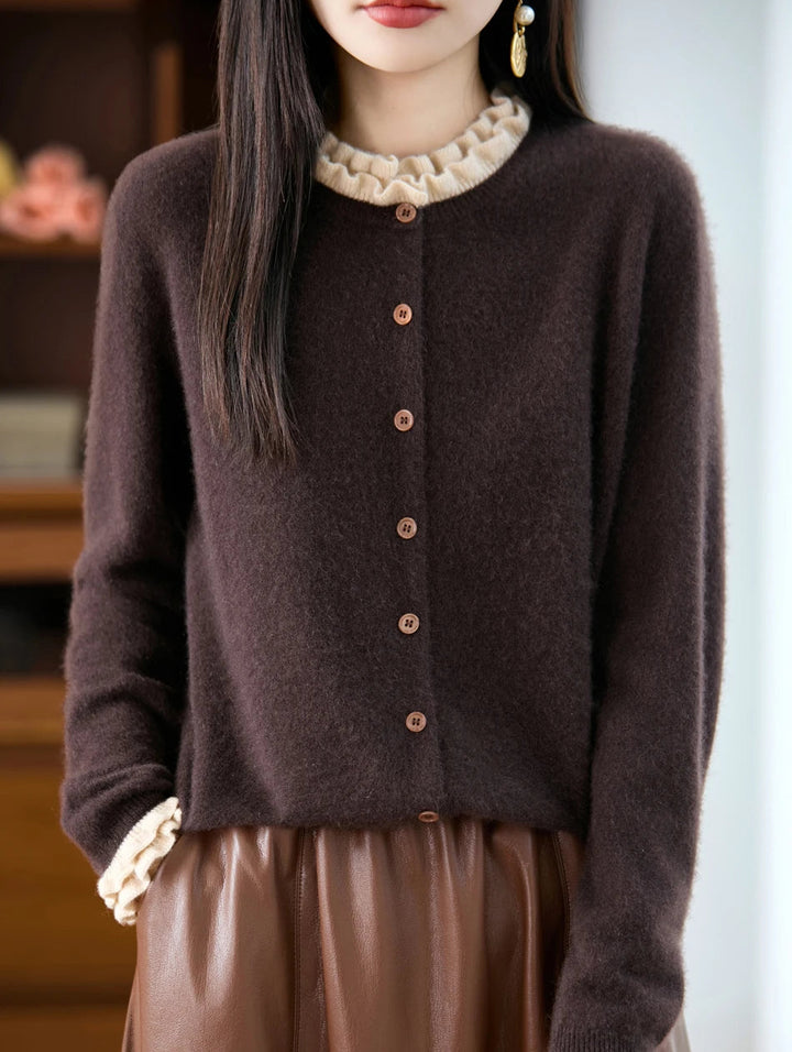 Rosewood Merino Cardigan