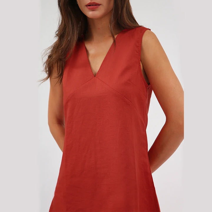 Terra Linen Sundress