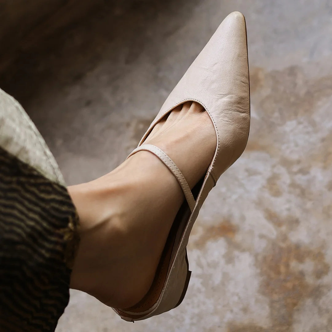 Avina Leather Mules