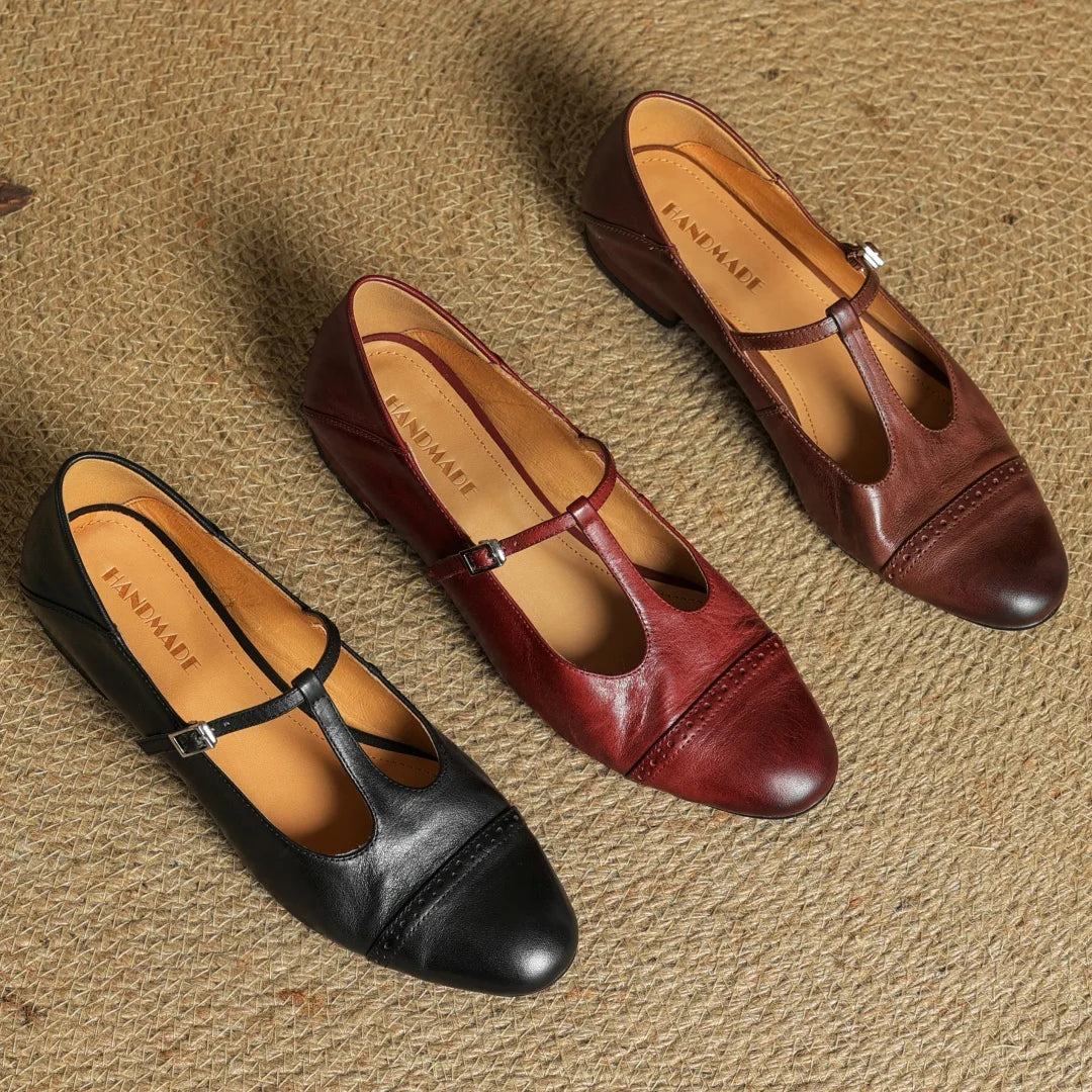 Belgrave Handmade Leather Flats