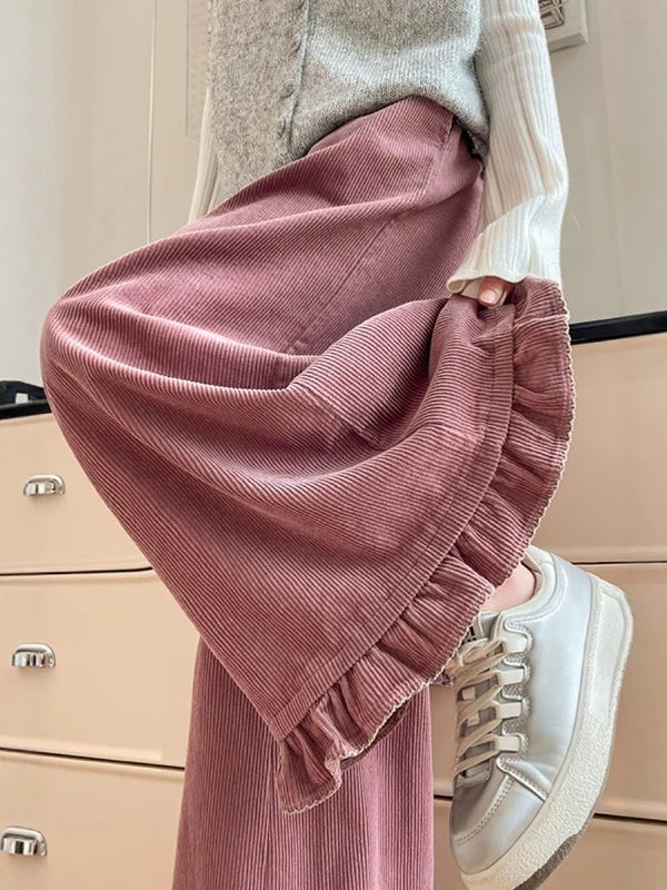Harper Draped Corduroy Pants