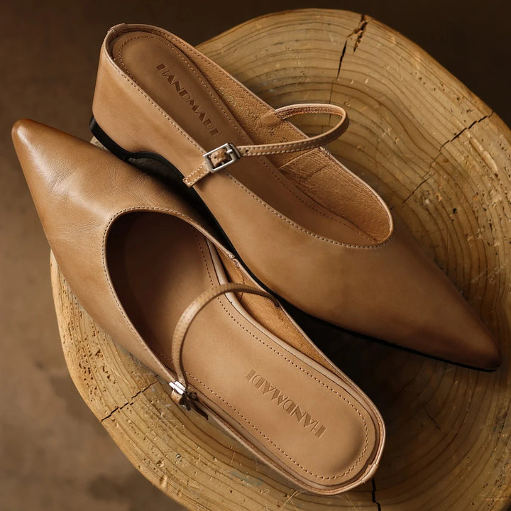 Avina Leather Mules