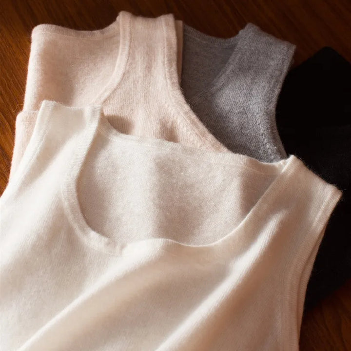 Claudette Cashmere Tank Top
