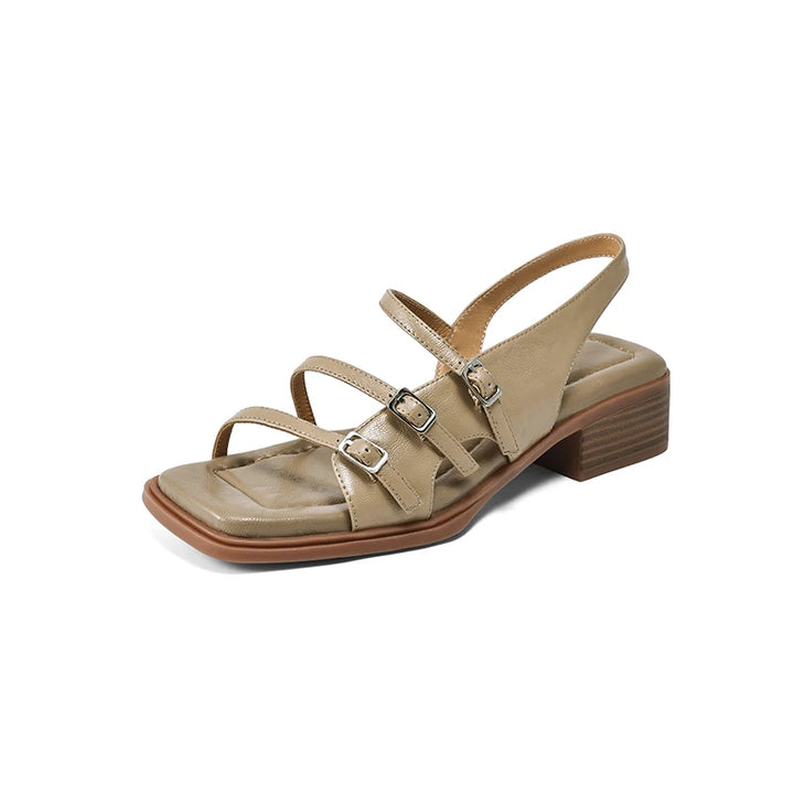 Brielle Buckle Slingbacks